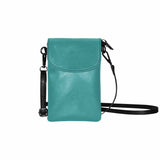 Womens Cell Phone Purse, Mint Blue by inQue.Style