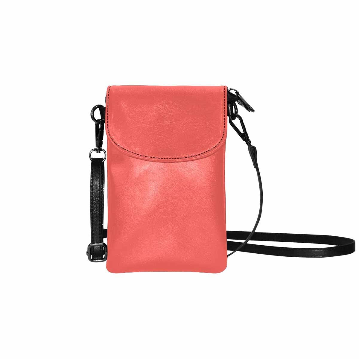 Womens Cell Phone Purse, Pastel Red by inQue.Style