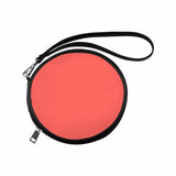 Womens Round Handbag, Pastel Red by inQue.Style