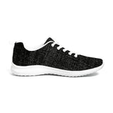 Womens Sneakers - Black and White Canvas Sports Shoes / Running by inQue.Style