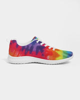 Womens Sneakers - Canvas Running Shoes, Multicolor Tie-dye Print by inQue.Style