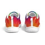 Womens Sneakers - Canvas Running Shoes, Multicolor Tie-dye Print by inQue.Style