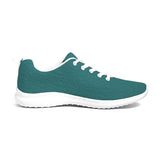 Womens Sneakers - Canvas Running Shoes, Teal Green by inQue.Style