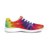 Womens Sneakers - Multicolor Tie-dye Style Low Top Canvas Running Shoes by inQue.Style