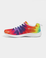 Womens Sneakers - Multicolor Tie-dye Style Low Top Canvas Running Shoes by inQue.Style