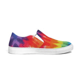 Womens Sneakers - Peace & Love Tie-dye Style Low Top Slip-on Canvas Shoes by inQue.Style