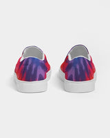 Womens Sneakers - Peace & Love Tie-dye Style Low Top Slip-on Canvas Shoes by inQue.Style