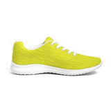 Womens Sneakers - Yellow Canvas Sports Shoes / Running by inQue.Style