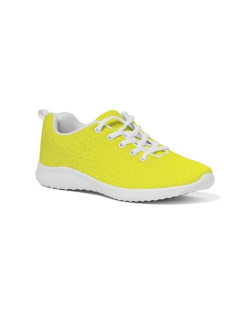 Womens Sneakers - Yellow Canvas Sports Shoes / Running by inQue.Style