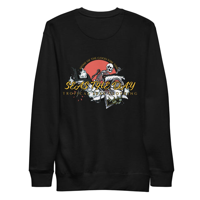 Men's Premium Seas the Day Sweatshirt by Tropical Seas Clothing - Vysn