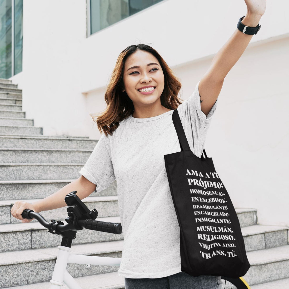 Ama A Tu Prójimo | Tote Bag by The Happy Givers