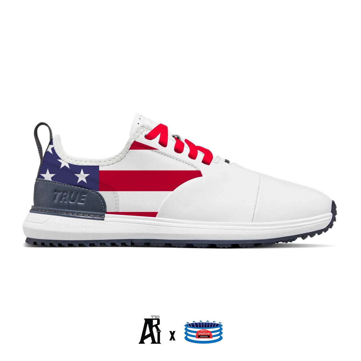 "USA" TRUE linkswear True Lux Pro Golf Shoes by Stadium Custom Kicks