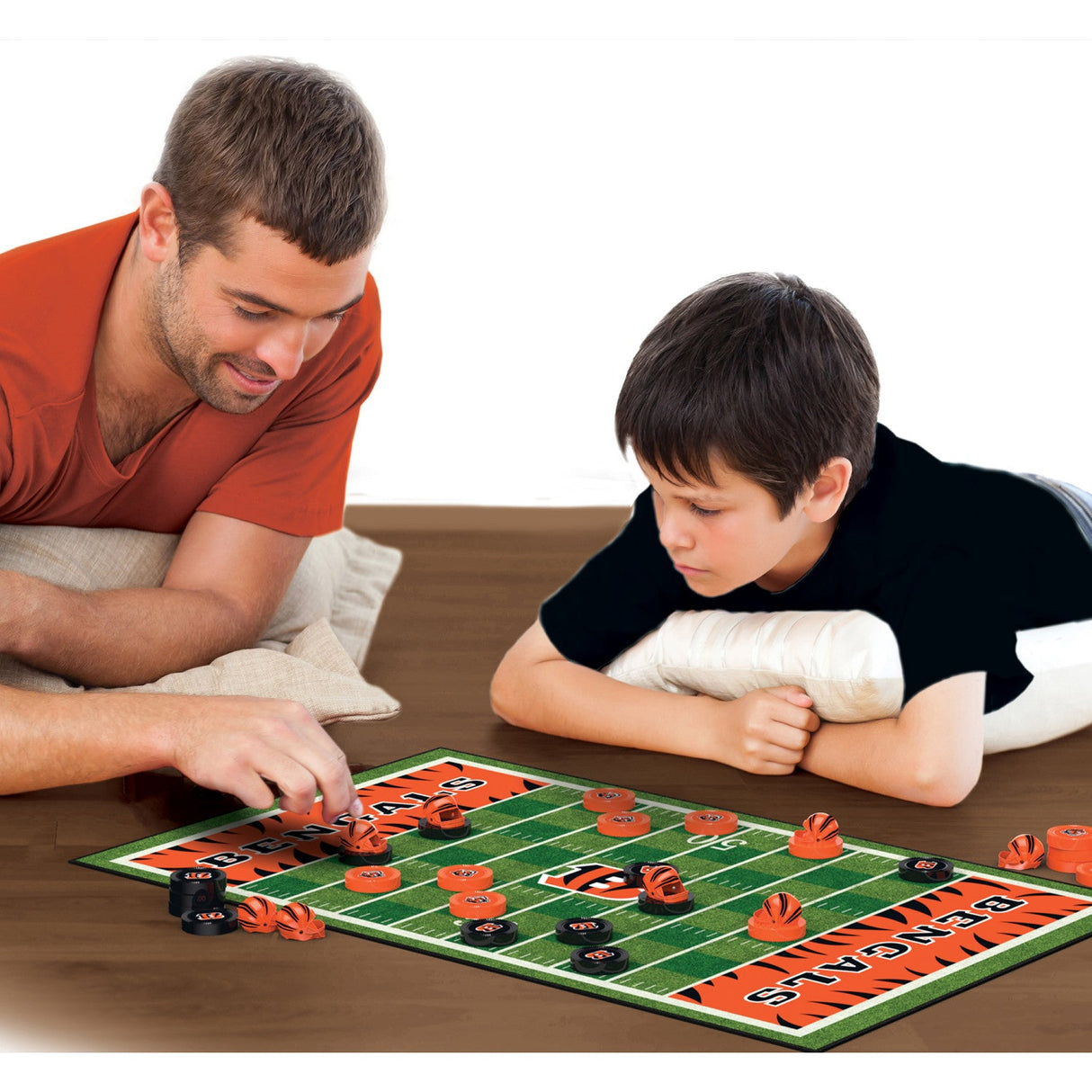 Cincinnati Bengals Checkers Board Game by MasterPieces Puzzle Company INC