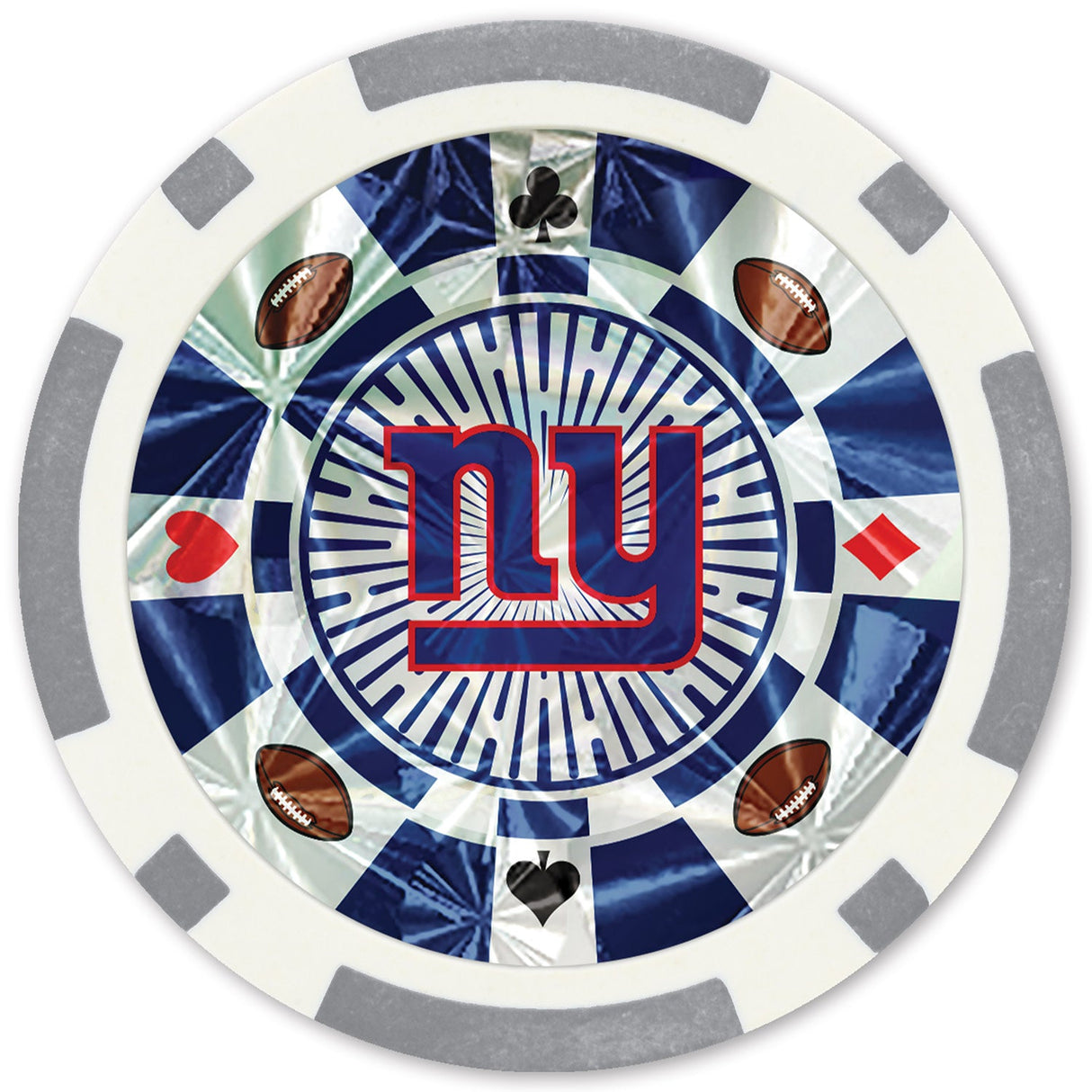 New York Giants 20 Piece Poker Chips by MasterPieces Puzzle Company INC