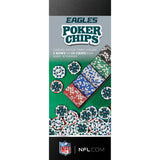 Philadelphia Eagles 100 Piece Poker Chips by MasterPieces Puzzle Company INC