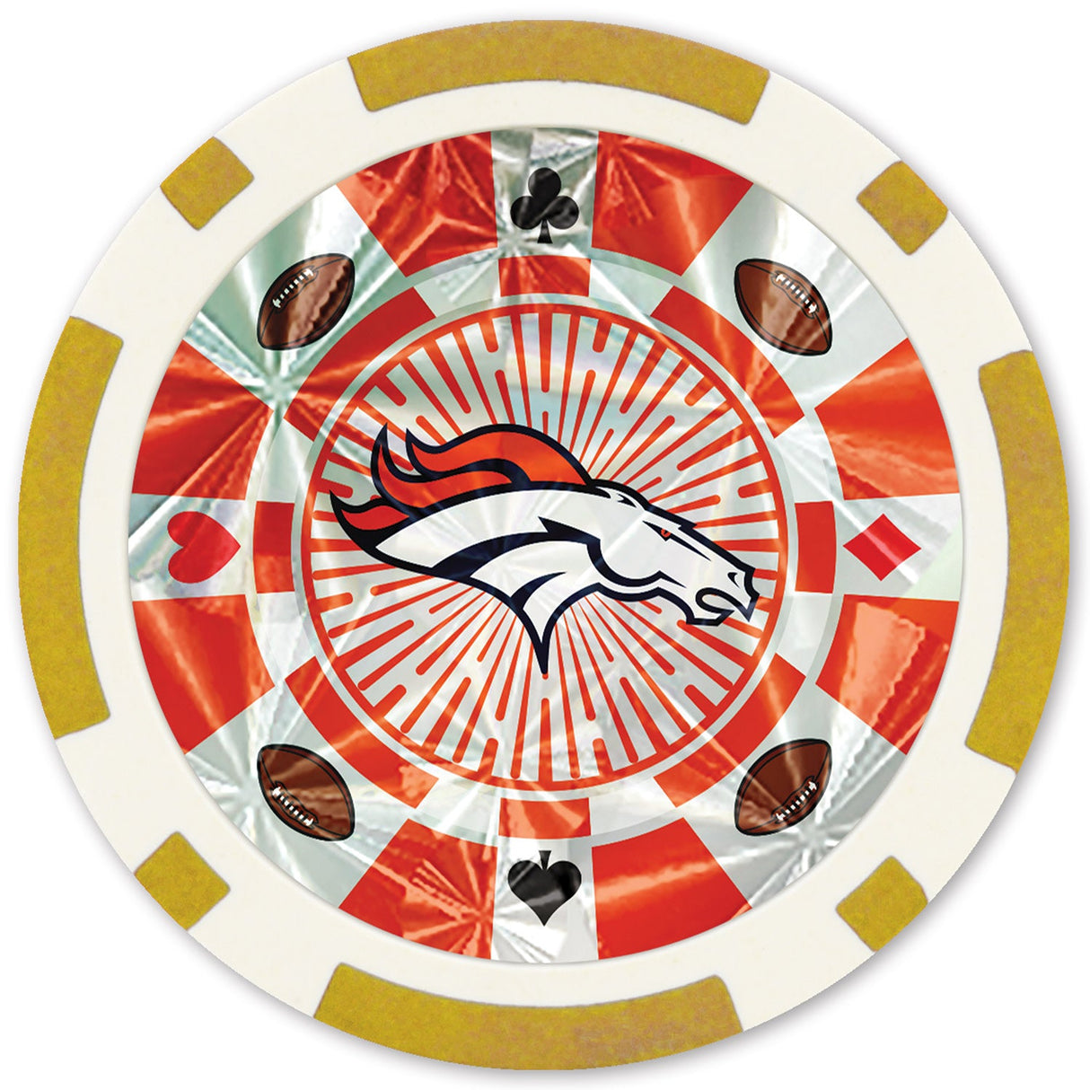 Denver Broncos 20 Piece Poker Chips by MasterPieces Puzzle Company INC