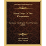 Select Essays Of Dio Chrysostom: Translated Into English From The Greek (1800)