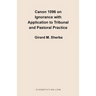 Canon 1096 on Ignorance with Application to Tribunal and Pastoral Practice