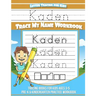 Kaden Letter Tracing for Kids Trace my Name Workbook: Tracing Books for Kids ages 3 - 5 Pre-K & Kindergarten Practice Workbook