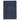 Christian Art Gifts Inspirational Zippered Journal, Amazing Grace Wide Ruled Notebook, Navy Blue Vegan Leather, 336 Lined Pages W/Scripture, (9" X 6.4