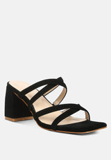 valentina strappy casual block heel sandals by London Rag