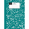 Marble Notebook A5: Teal Green Marble Wide Ruled Journal
