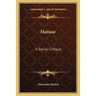 Matisse: A Social Critique