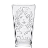 ZODIAC Pint Glasses by LumEngrave