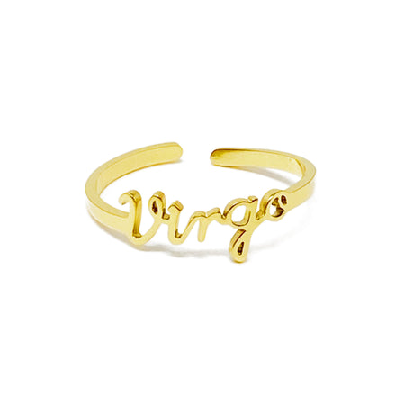 Scripted Zodiac Ring by Ellisonyoung.com