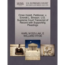 Orren Hulett, Petitioner, V. Emmitt L. Brinson. U.S. Supreme Court Transcript of Record with Supporting Pleadings