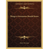 Things a Freemason Should Know