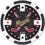 Minnesota Wild 100 Piece Poker Chips by MasterPieces Puzzle Company INC