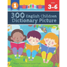 300 English Children Dictionary Picture. Bilingual Children's Books Spanish English: Full colored cartoons pictures vocabulary builder (animal, number