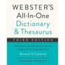 Webster's All-In-One Dictionary and Thesaurus, Third Edition