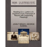 Reading Co V. Larkin U.S. Supreme Court Transcript of Record with Supporting Pleadings