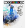 Peacocks coloring book: Peacocks coloring book for children and adults