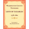 Washington County, Tennessee Lists of Taxables, 1778-1807