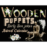 Wooden puppets and dirty sex jokes advent calendar book: Fun and original Christmas gift for adults with a good sense of humour!
