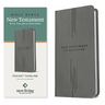NLT Pocket Thinline New Testament with Psalms and Proverbs (Leatherlike, Charcoal Cross)