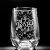 CHRISTIANITY Wine Glasses by LumEngrave