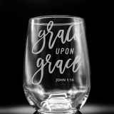 CHRISTIANITY Wine Glasses by LumEngrave