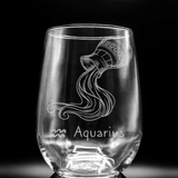 ZODIAC Wine Glasses by LumEngrave