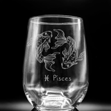 ZODIAC Wine Glasses by LumEngrave