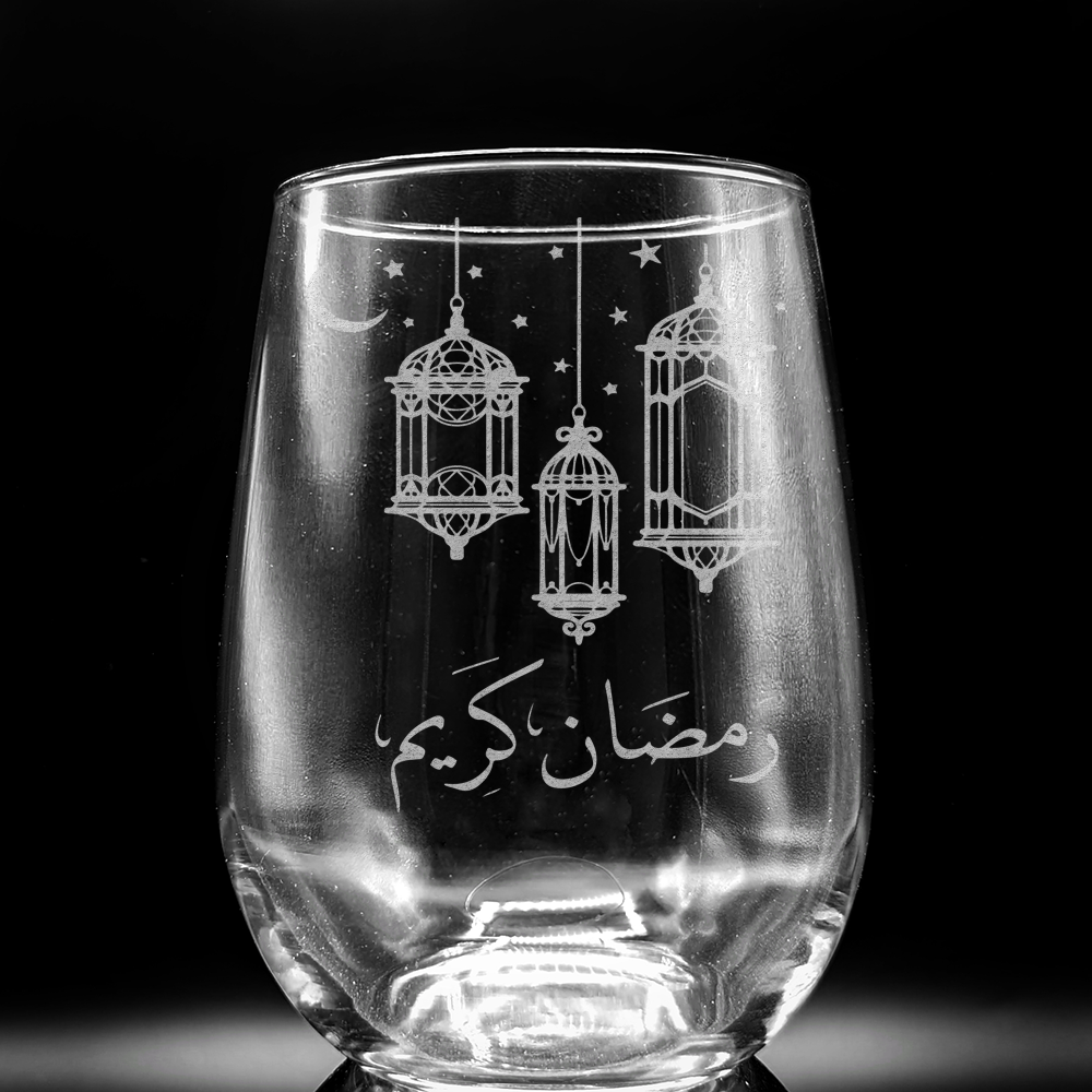 RAMADAN Wine Glass by LumEngrave