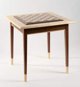 JLP Walnut Maple Premium Hardwood Chess Table by Chess House