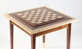 JLP Walnut Maple Premium Hardwood Chess Table by Chess House