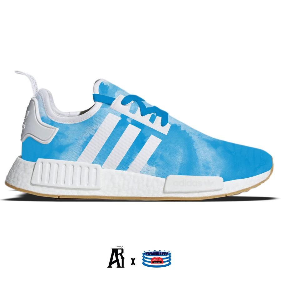 "Watercolor" Adidas NMD R1 Casual Shoes by Stadium Custom Kicks