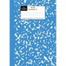 Marble Notebook A5: Blue Marble Wide Ruled Journal