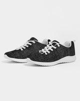 Womens Sneakers - Black and White Canvas Sports Shoes / Running by inQue.Style