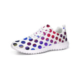 Womens Sneakers - Multicolor Polka Dot Canvas Sports Shoes / Running by inQue.Style